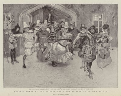 Entertainment by the Elizabethan Stage Society at Fulham Palace by Frank Craig